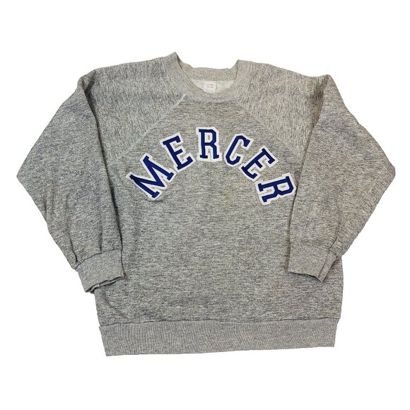 Champion Other - Vintage Mercer University 80s Champion Gray Crewneck Sweatshirt USA Made Medium